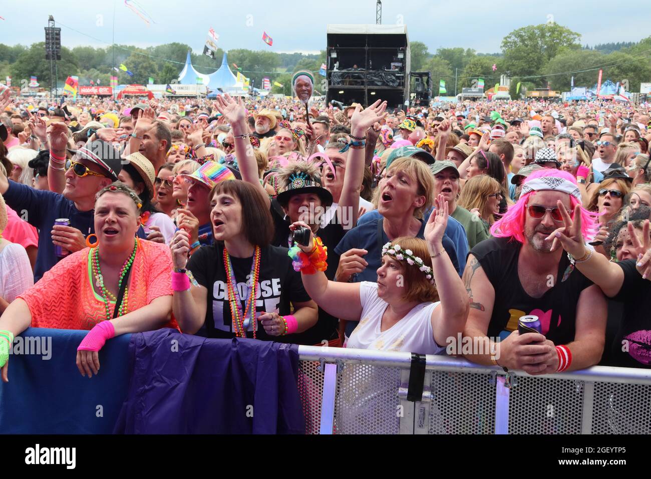 Rewind Festival South, Henley-on-Thames, UK, 21 agosto 2021, Foto di Richard Goldschmidt Foto Stock