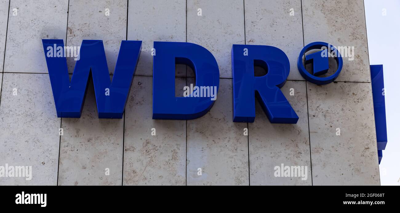 WDR radio e emittente televisiva a Colonia Germania - CITTÀ DI COLONIA GERMANIA - 25 GIUGNO 2021 Foto Stock