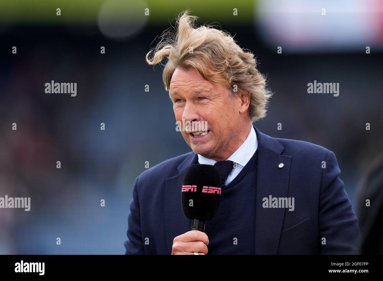 ROTTERDAM, PAESI BASSI - AGOSTO 22: Hans Kraaij Jr durante la partita olandese Eredivie tra Feyenoord e le aquile Passi pure allo Stadion Feijenoord De Kuip il 22 agosto 2021 a Rotterdam, Paesi Bassi (Foto di Yannick Verhoeven/Orange Pictures) Foto Stock