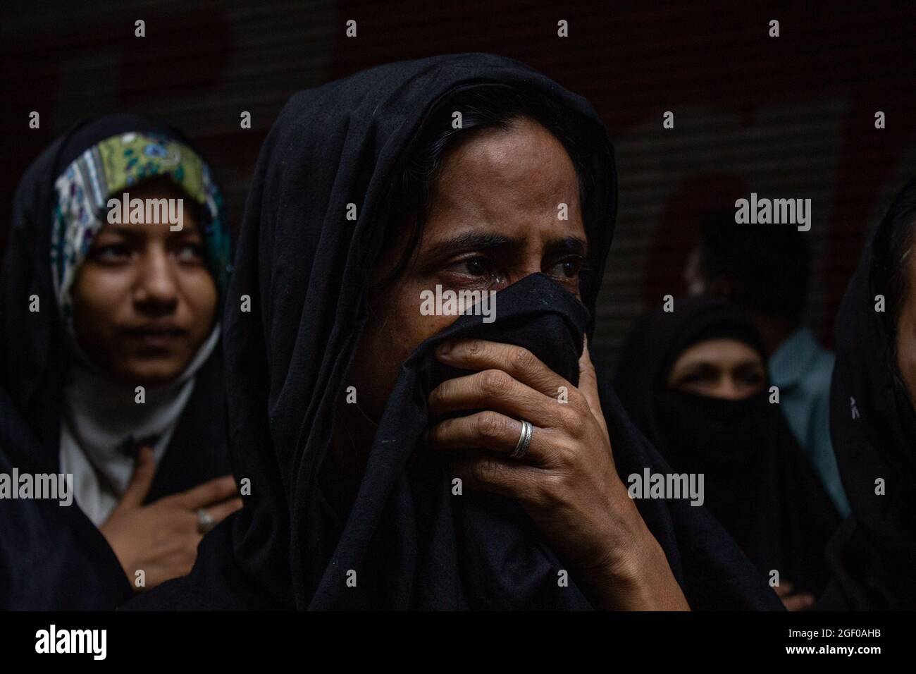 I musulmani sciiti sanguinano e piangono il decimo giorno di Muharram UL Haram, sa Ashura ricordando il sacrificio di Imam Hussain, martirizzato nella battaglia di Karbala nel 680 d.C. di questo giorno. (Foto di Suvajit Mukherjee/Pacific Press/Sipa USA) Foto Stock