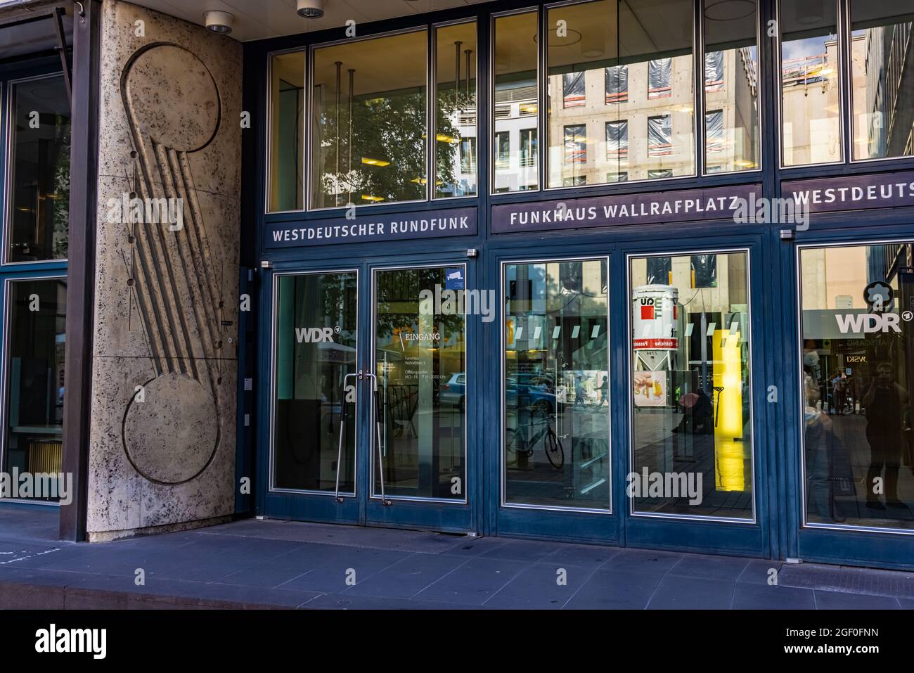 WDR radio e emittente televisiva a Colonia Germania - CITTÀ DI COLONIA GERMANIA - 25 GIUGNO 2021 Foto Stock