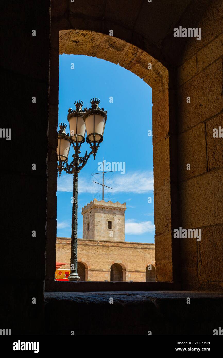 Castello di Montjuic 2021 Foto Stock