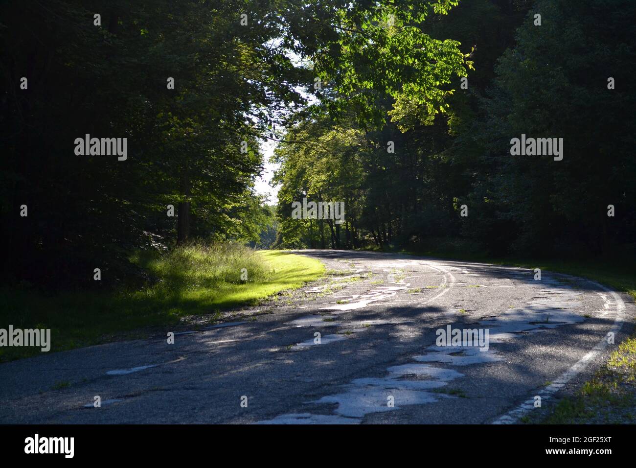 La strada meno percorsa Foto Stock