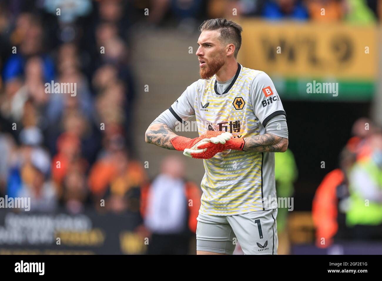 Jose SA #1 di Wolverhampton Wanderers durante il gioco Foto Stock