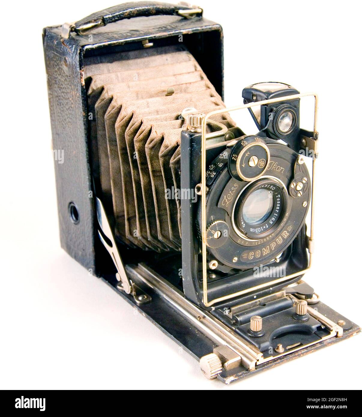 Vecchia macchina fotografica, Zeiss Ikon Compur Foto Stock
