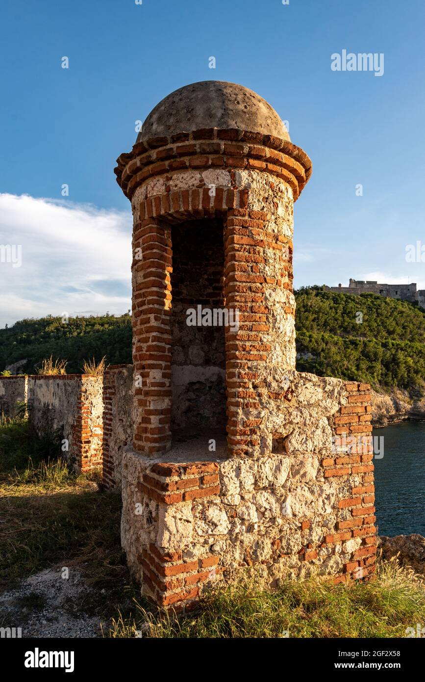 El Morro de Santiago de Cuba o San Pietro della Rocca, Santiago de Cuba, Cuba Foto Stock