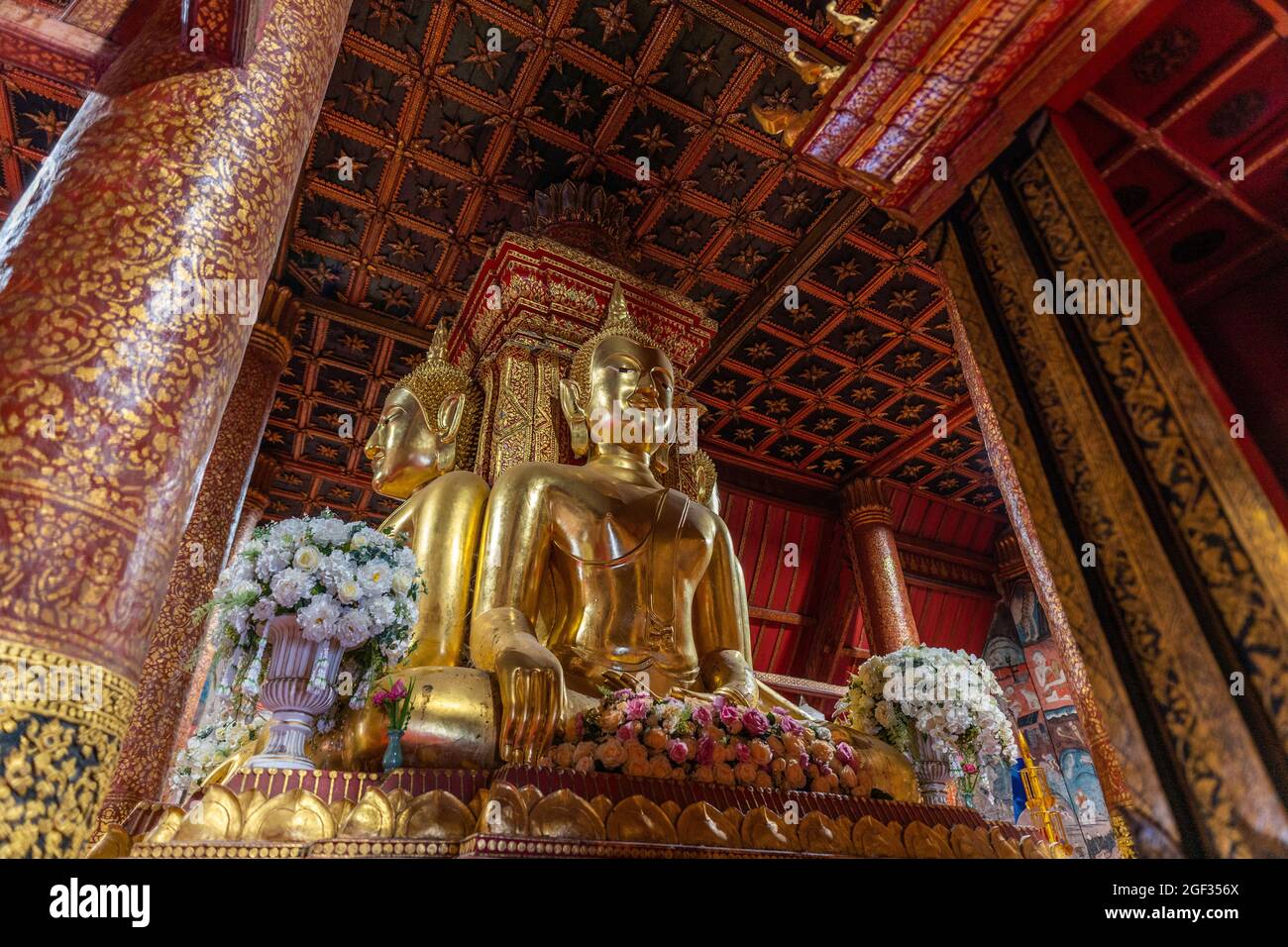 Wat Phumin, un tempio nella provincia di Nan, Thailandia. Foto Stock