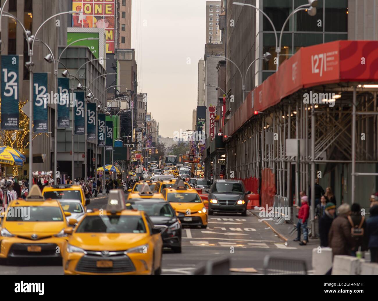 Strada di New York City Foto Stock