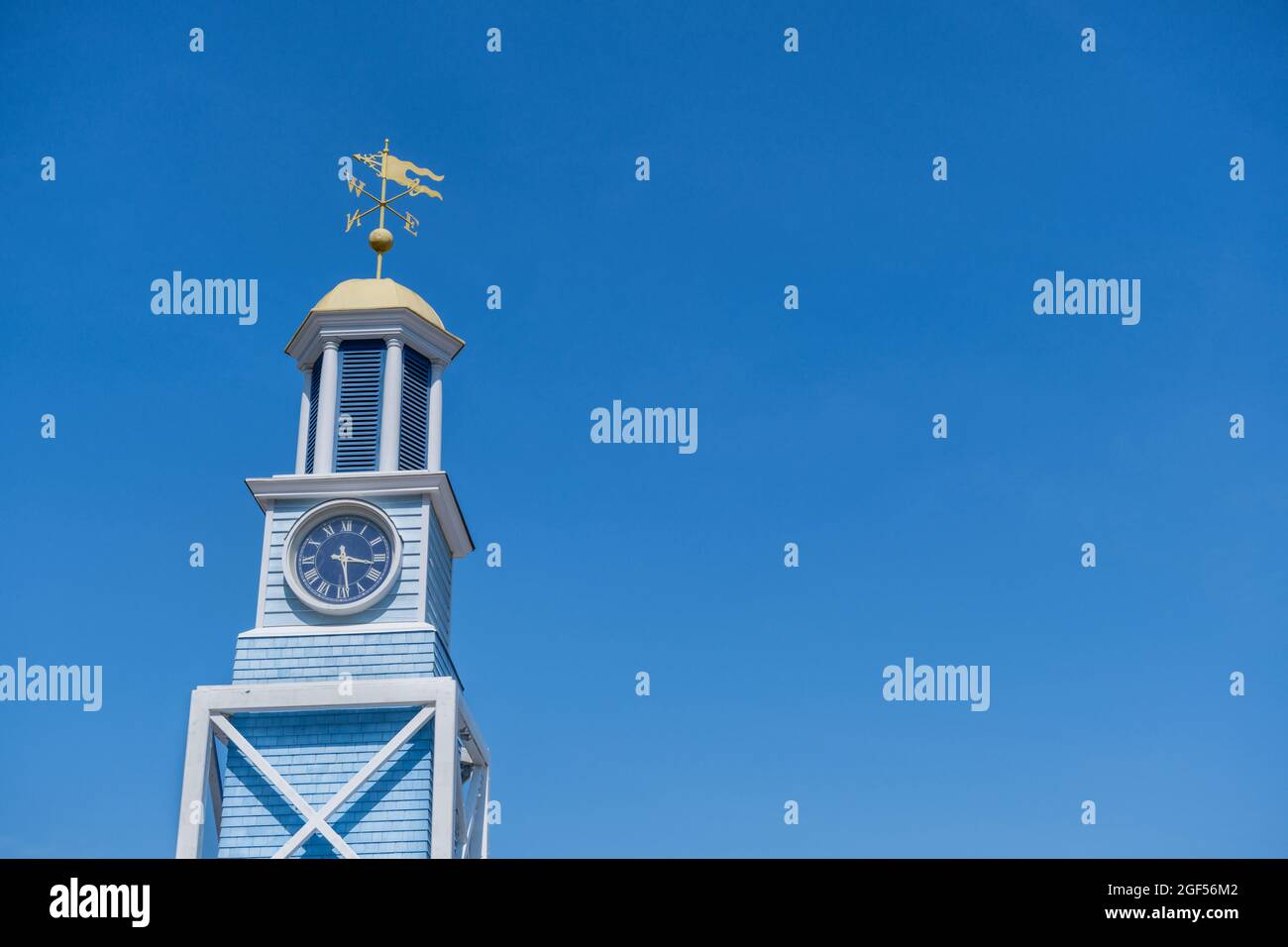 Il Dockyard Clock al Halifax Waterfront, Nuova Scozia, Canada Foto Stock