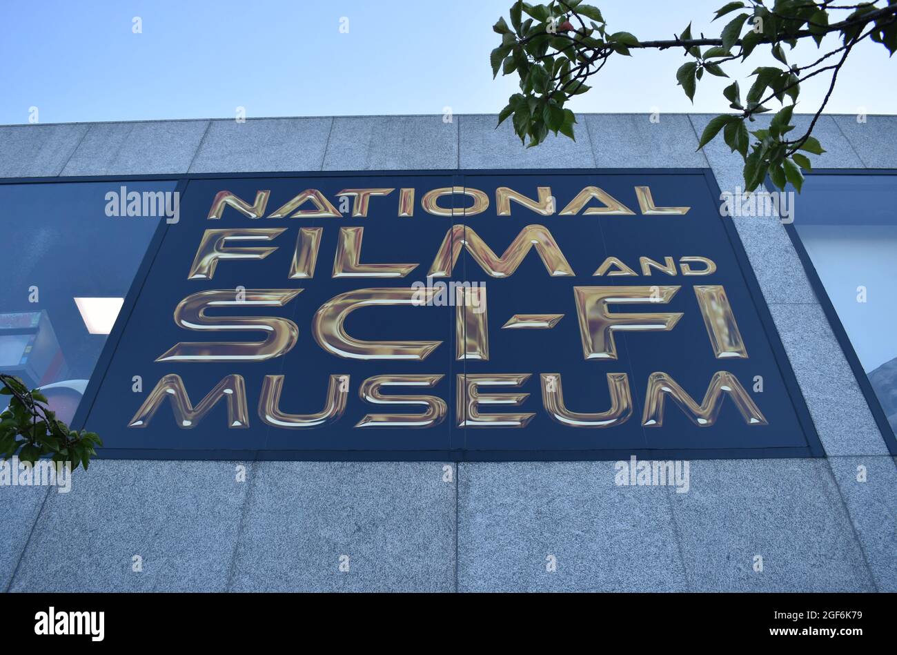 Il National Film and Sci-Fi Museum nel centro di Milton Keynes. Foto Stock