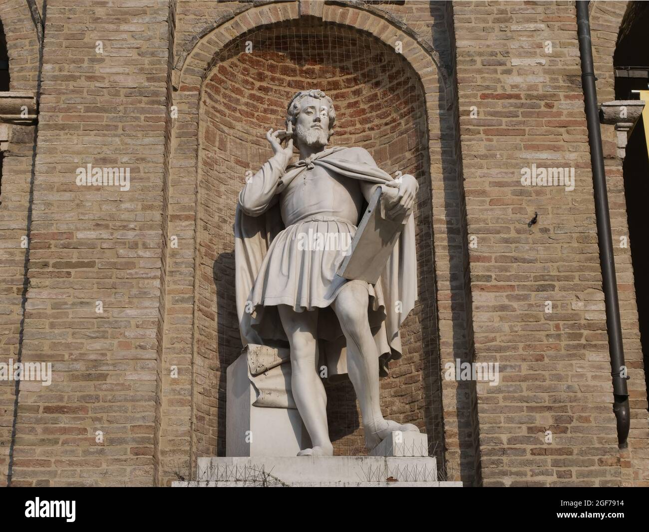 Antonio Allegri chiamò la statua del Correggio a Parma, Emilia Romagna, Italia Foto Stock