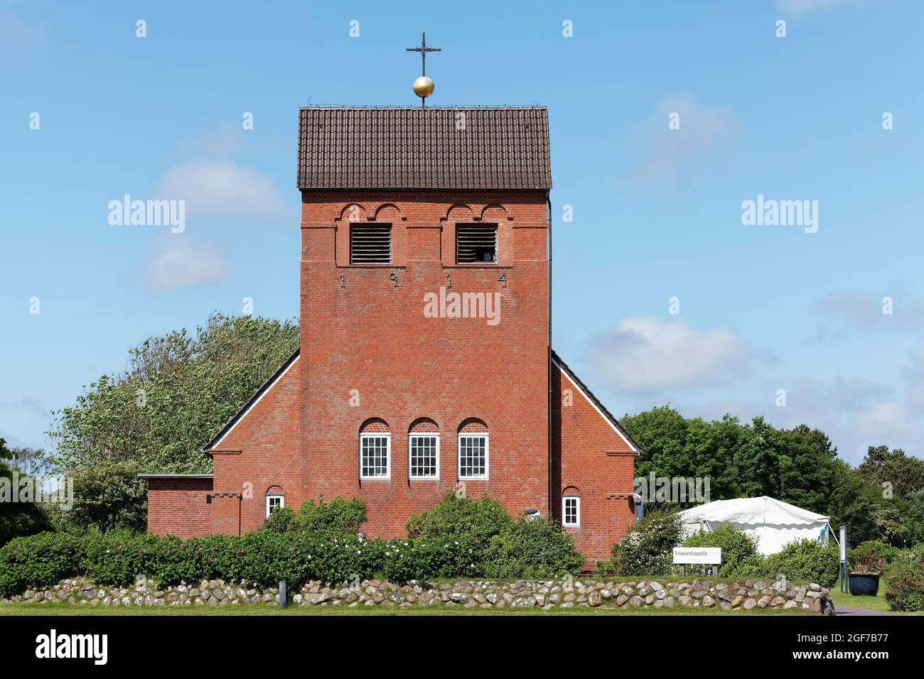 Cappella Frisone, Wenningstedt-Braderup, Sylt, Isole Frisone Orientali, Schleswig-Holstein, Germania Foto Stock