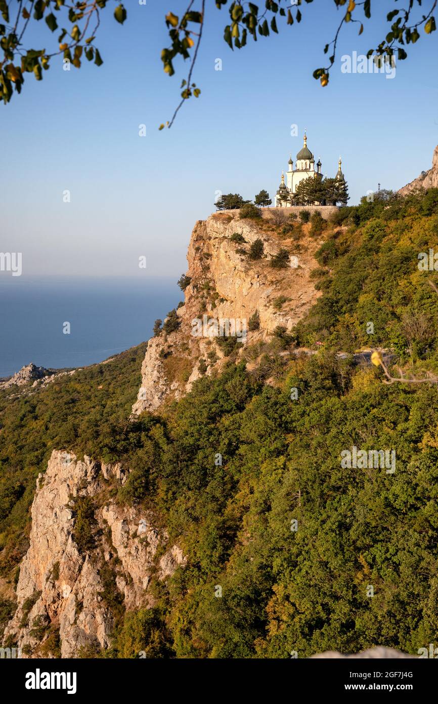 Chiesa della Risurrezione di Cristo a Foros, Crimea, Russia Foto Stock