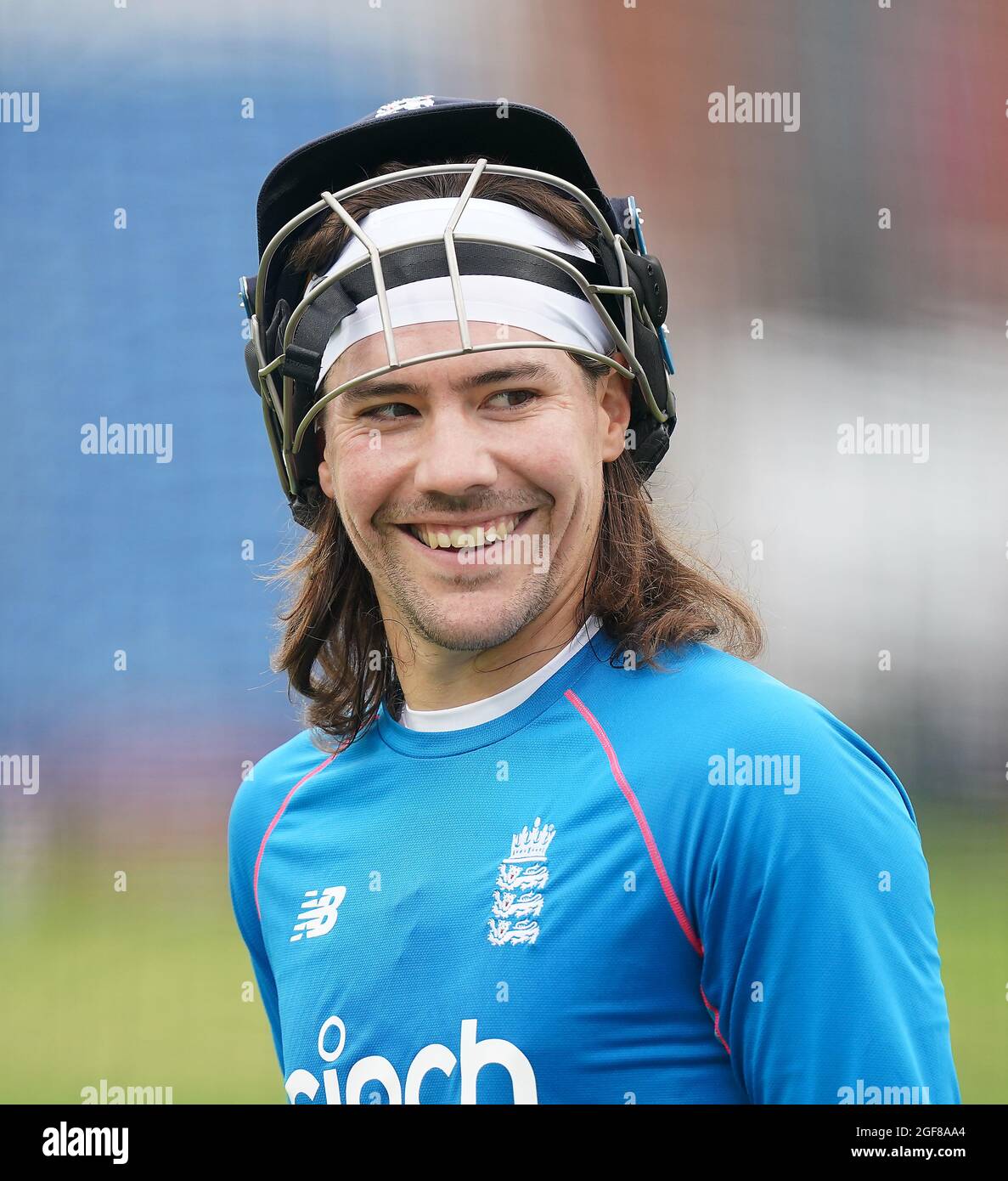 Rory brucia durante una sessione di reti a Emerald Headingley, Leeds. Data foto: Martedì 24 agosto 2021. Foto Stock