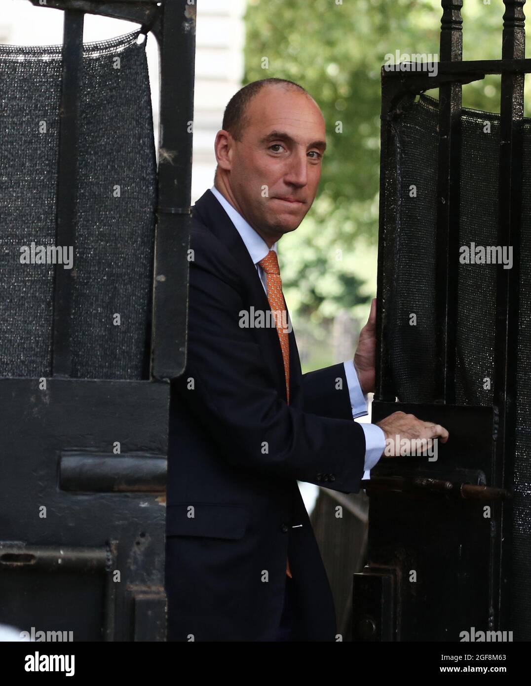 24 agosto 2021, Londra, Inghilterra, Regno Unito: Il primo ministro britannico Boris Johnsonâ's Chief of staff DAN ROSENFIELD è visto in Downing Street. (Credit Image: © Tayfun Salci/ZUMA Press Wire) Foto Stock