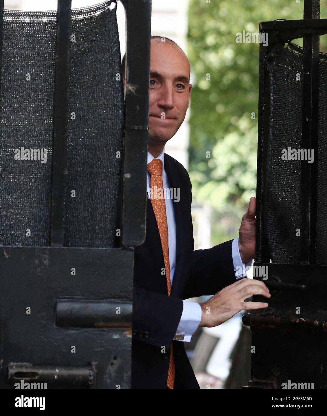 24 agosto 2021, Londra, Inghilterra, Regno Unito: Il primo ministro britannico Boris Johnsonâ's Chief of staff DAN ROSENFIELD è visto in Downing Street. (Credit Image: © Tayfun Salci/ZUMA Press Wire) Foto Stock
