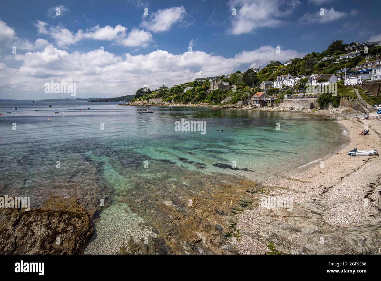 St Mawes Harbour, Cornwall, Inghilterra Foto Stock