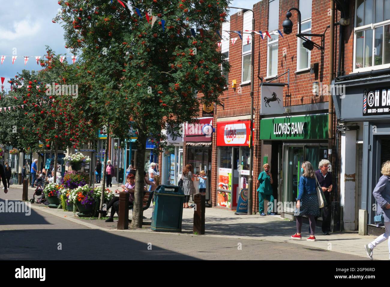 King Street Belper Regno Unito Foto Stock