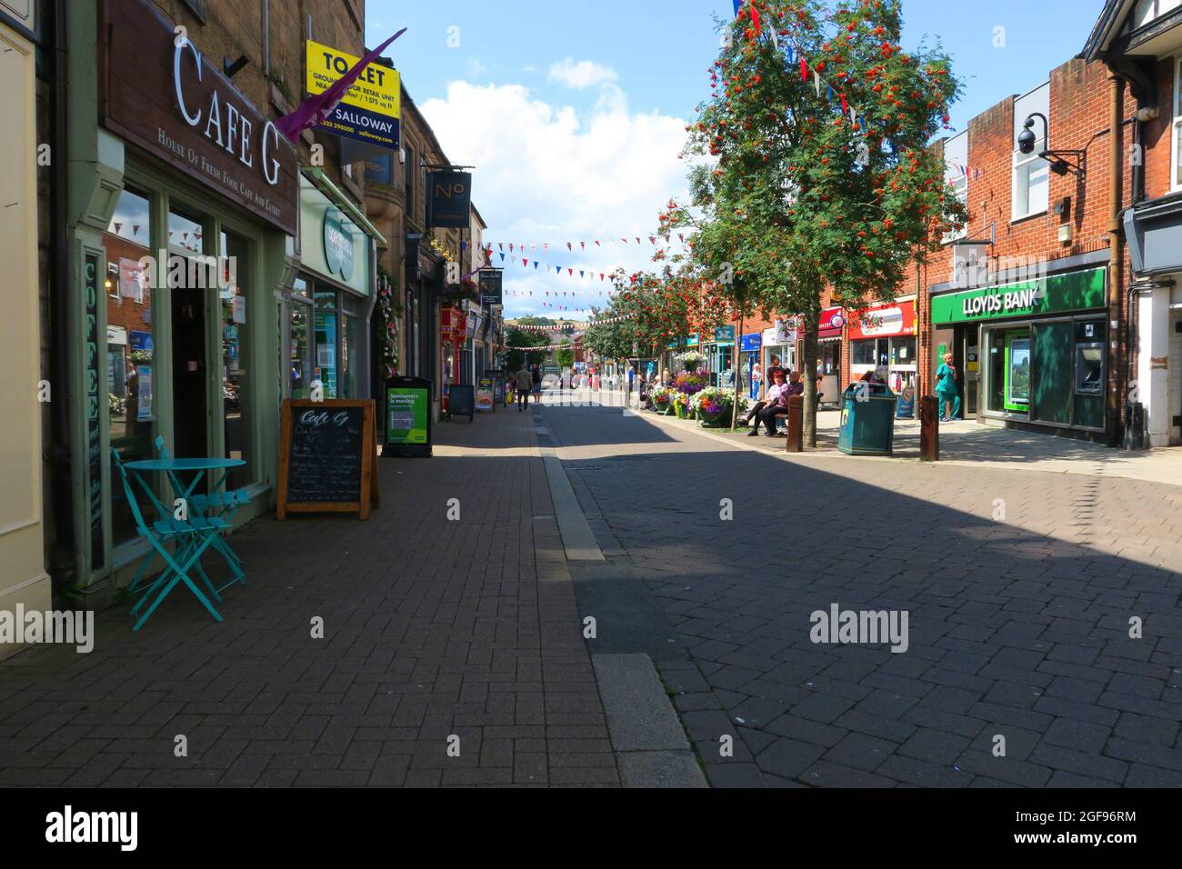 King Street Belper Regno Unito Foto Stock