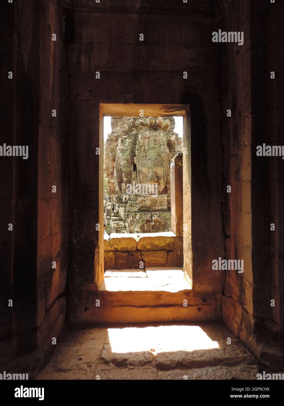 tempio di angkor wat in cambogia Foto Stock
