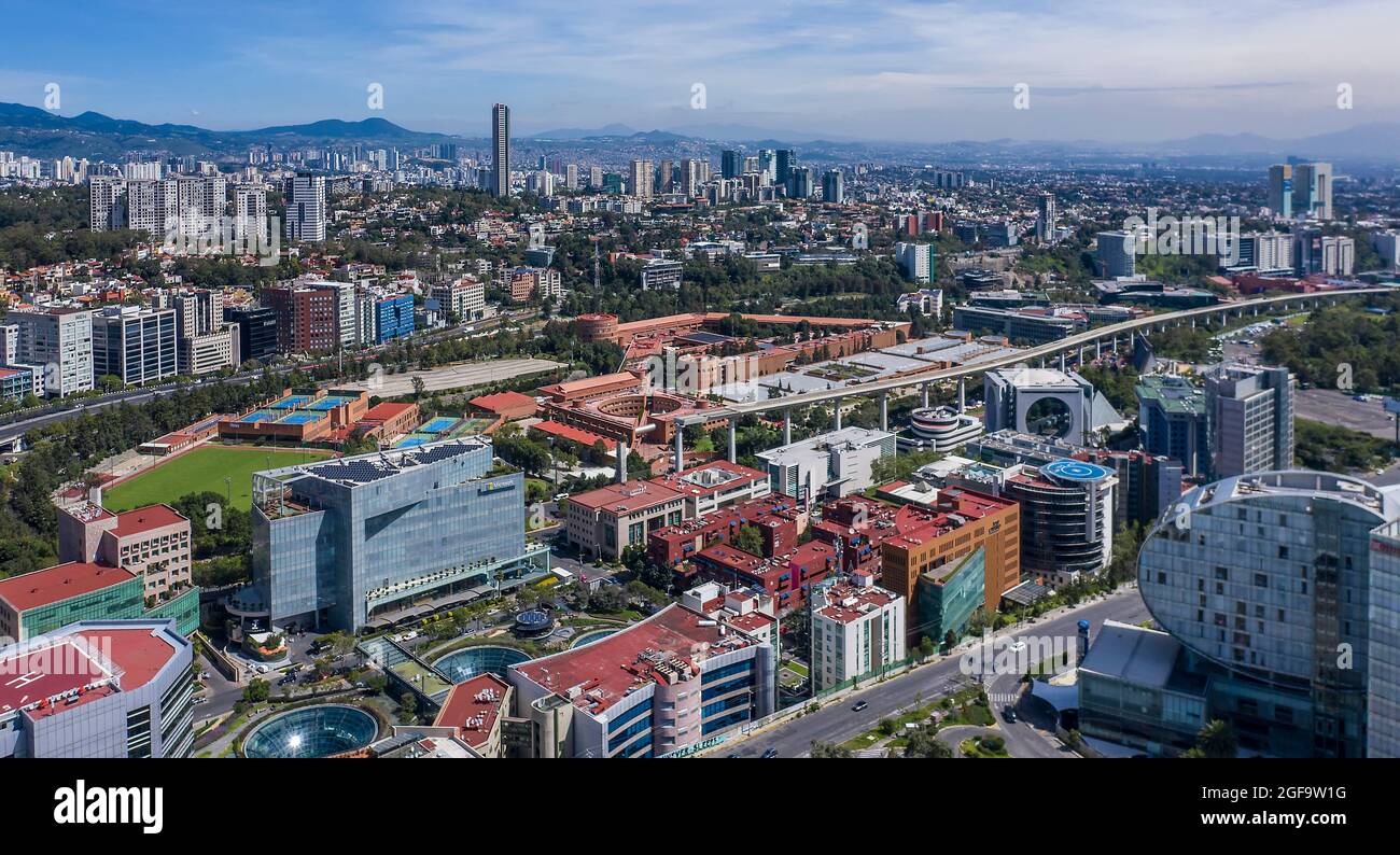 Area di Santa Fe di Città del Messico, Messico Foto Stock
