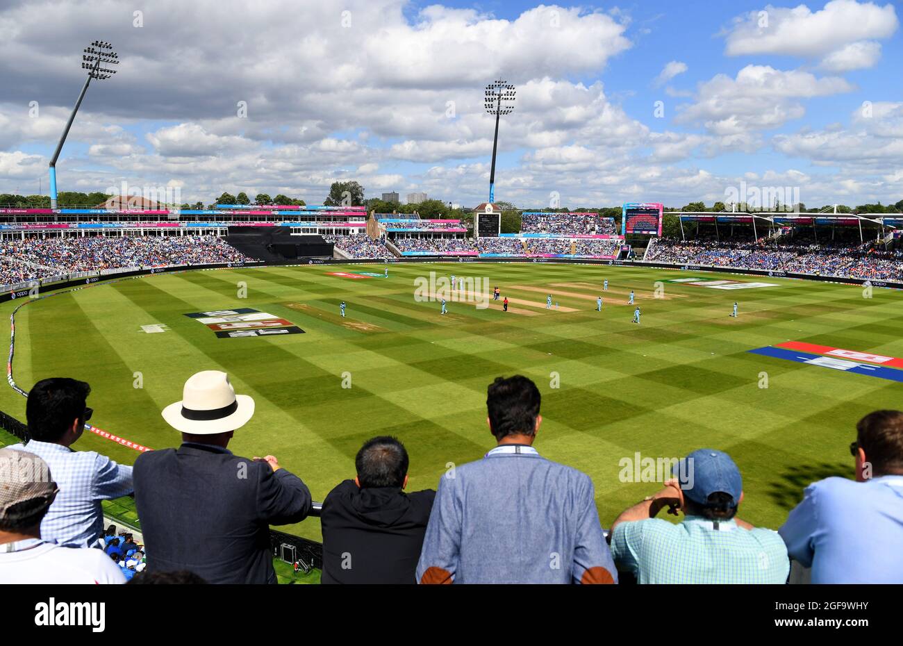 Edgbaston Cricket Ground Inghilterra contro India 30/06/2019 Foto Stock