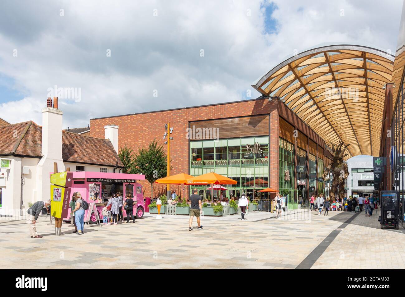 Union Square, The Lexicon, Bracknell, Berkshire, Inghilterra, Regno Unito Foto Stock