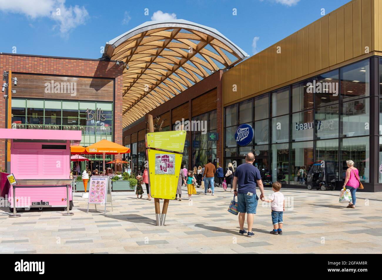 Union Square, The Lexicon, Bracknell, Berkshire, Inghilterra, Regno Unito Foto Stock