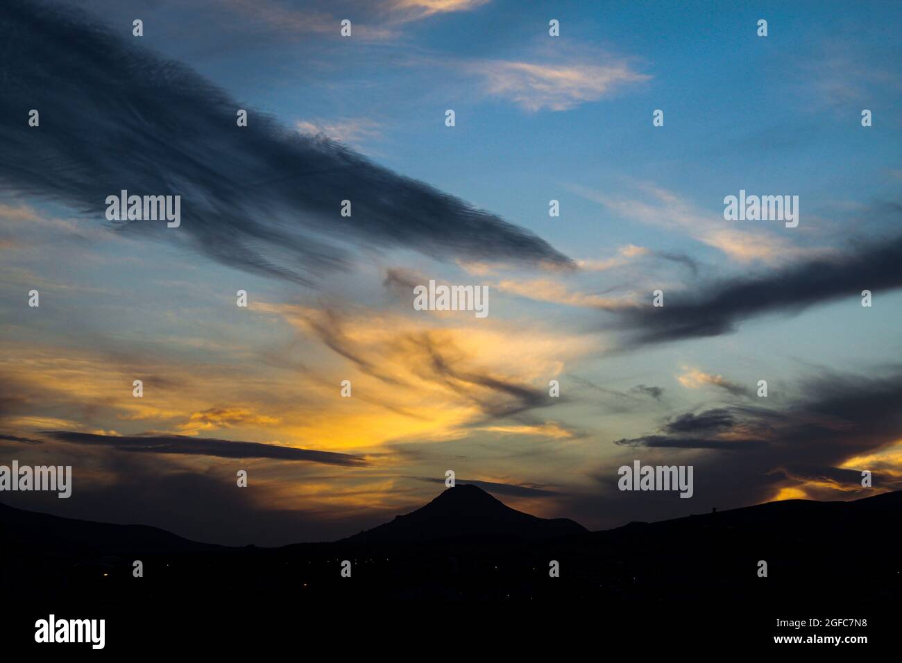 Bellissimo paesaggio di montagna Foto Stock