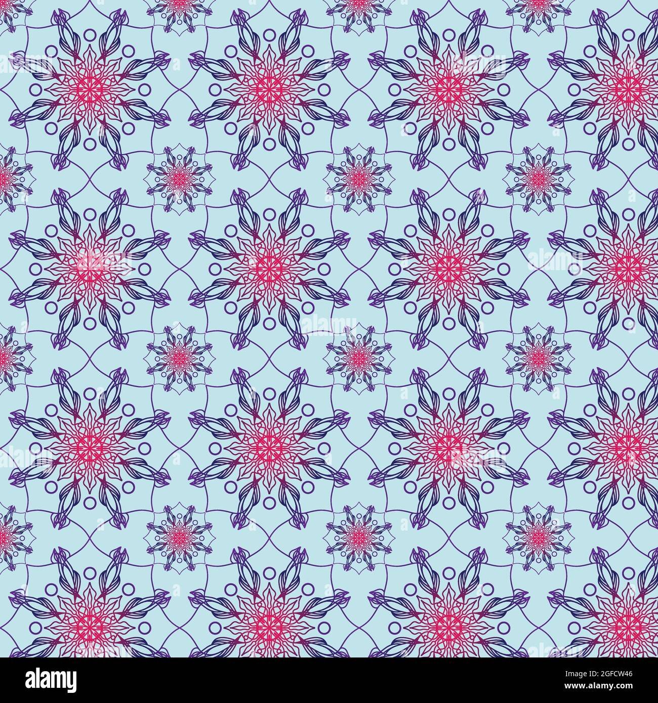 modello damask, ideale per lo sfondo, materiale di stampa in tessuto, striscioni, poster Illustrazione Vettoriale