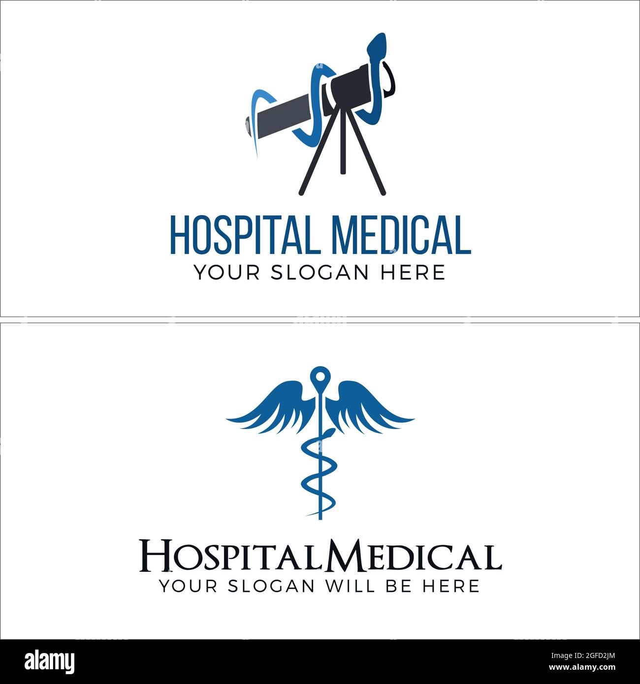 Disegno del logo medico farmaceutico dell'ospedale Illustrazione Vettoriale