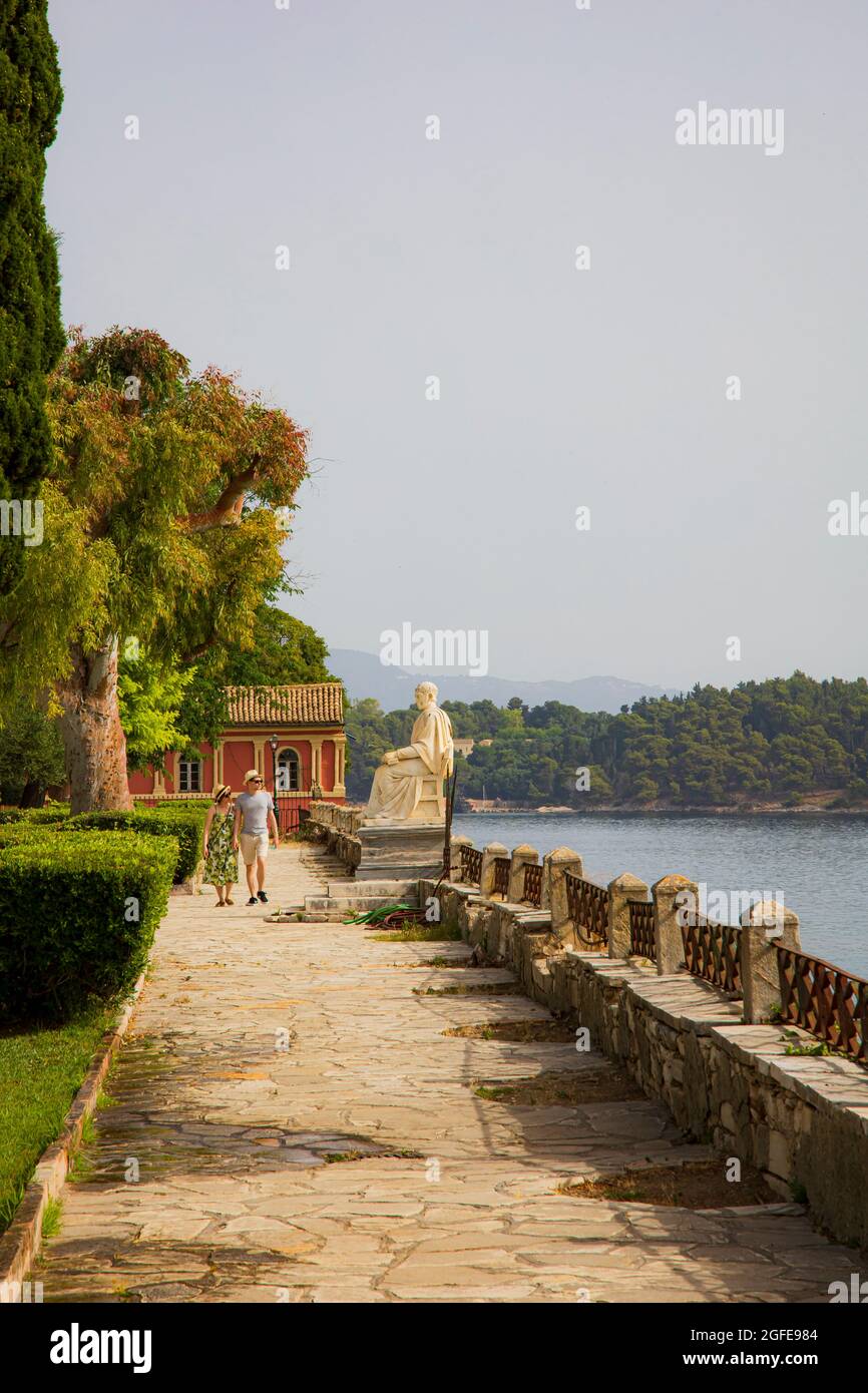 Isola di Corfù, Grecee Foto Stock