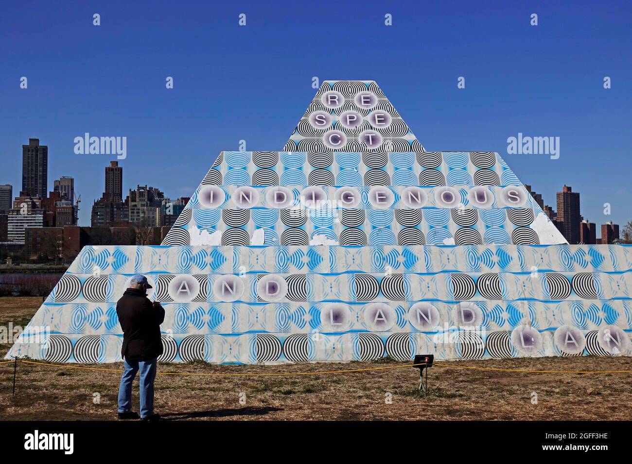 Socrates Sculpture Park a Long Island City Queens NYC Foto Stock