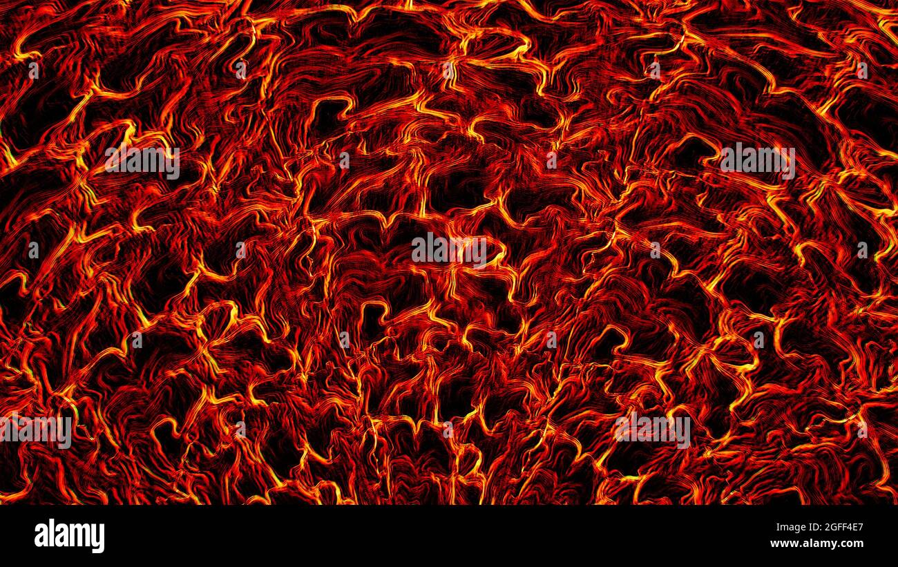 Astratto Grunge e Dizzy Fire linee sfondo Foto Stock