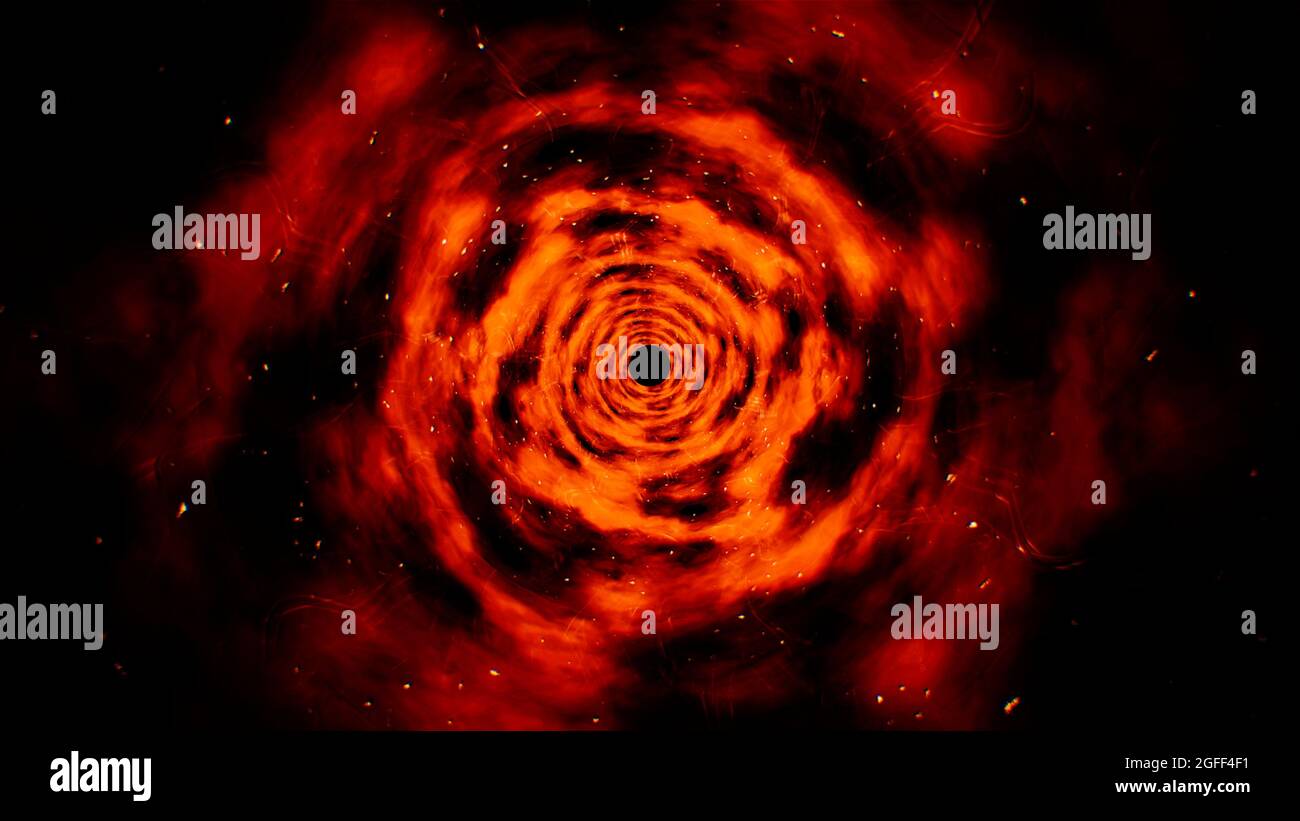 Fuoco ardente Tornado energia sfondo Foto Stock