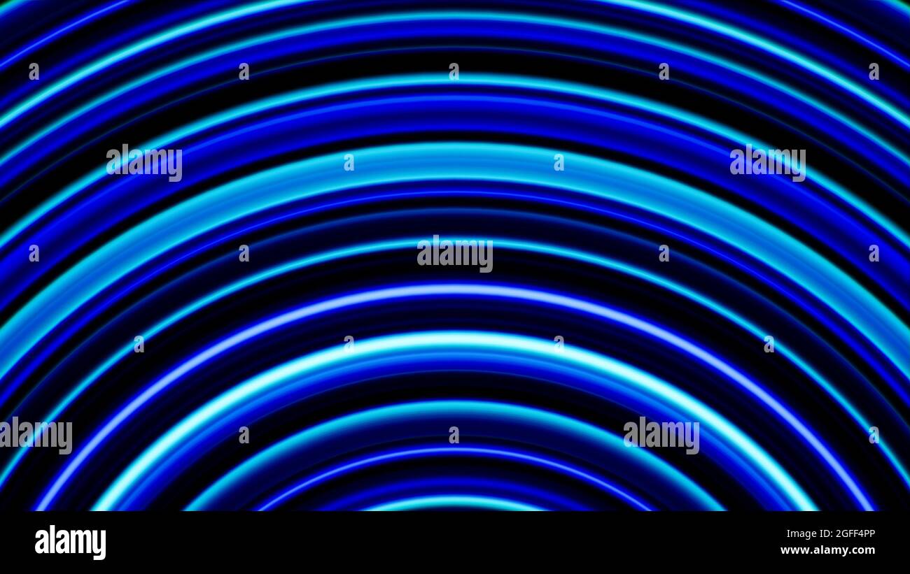 Sfondo anello luminoso blu chiaro Foto Stock