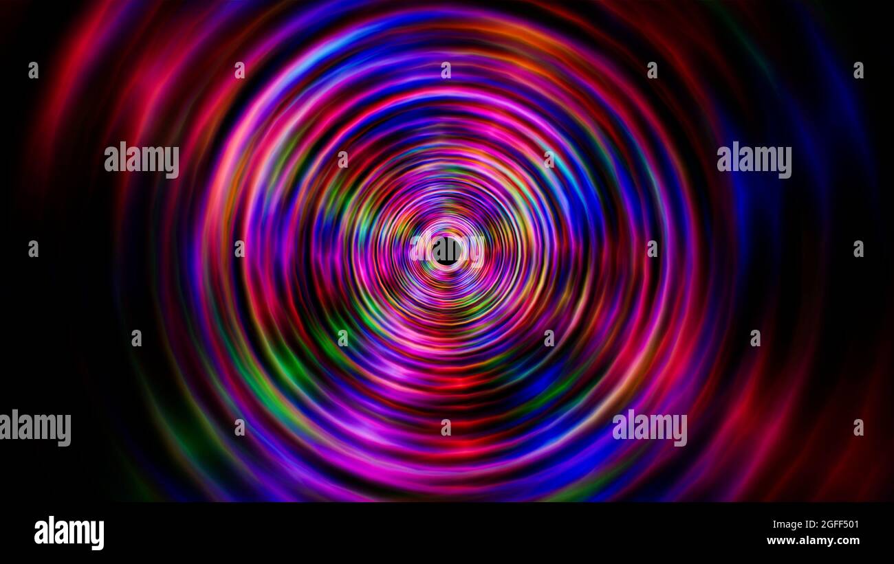 Sfondo multicolore Swirl Art Foto Stock