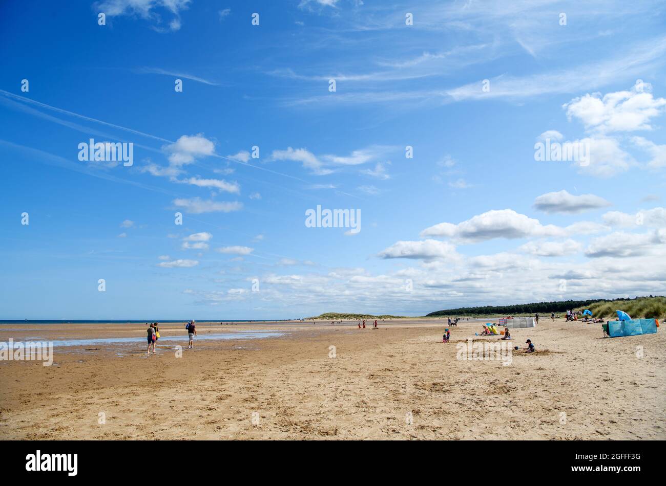 Holkham Beach, Holkham, Norfolk, East Anglia, Inghilterra, REGNO UNITO Foto Stock