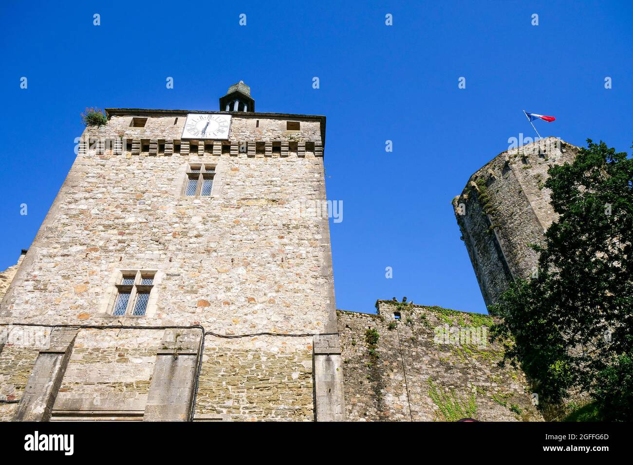 Bricquebec, dipartimento della Manica, Cotentin, regione Normandia, Francia Foto Stock