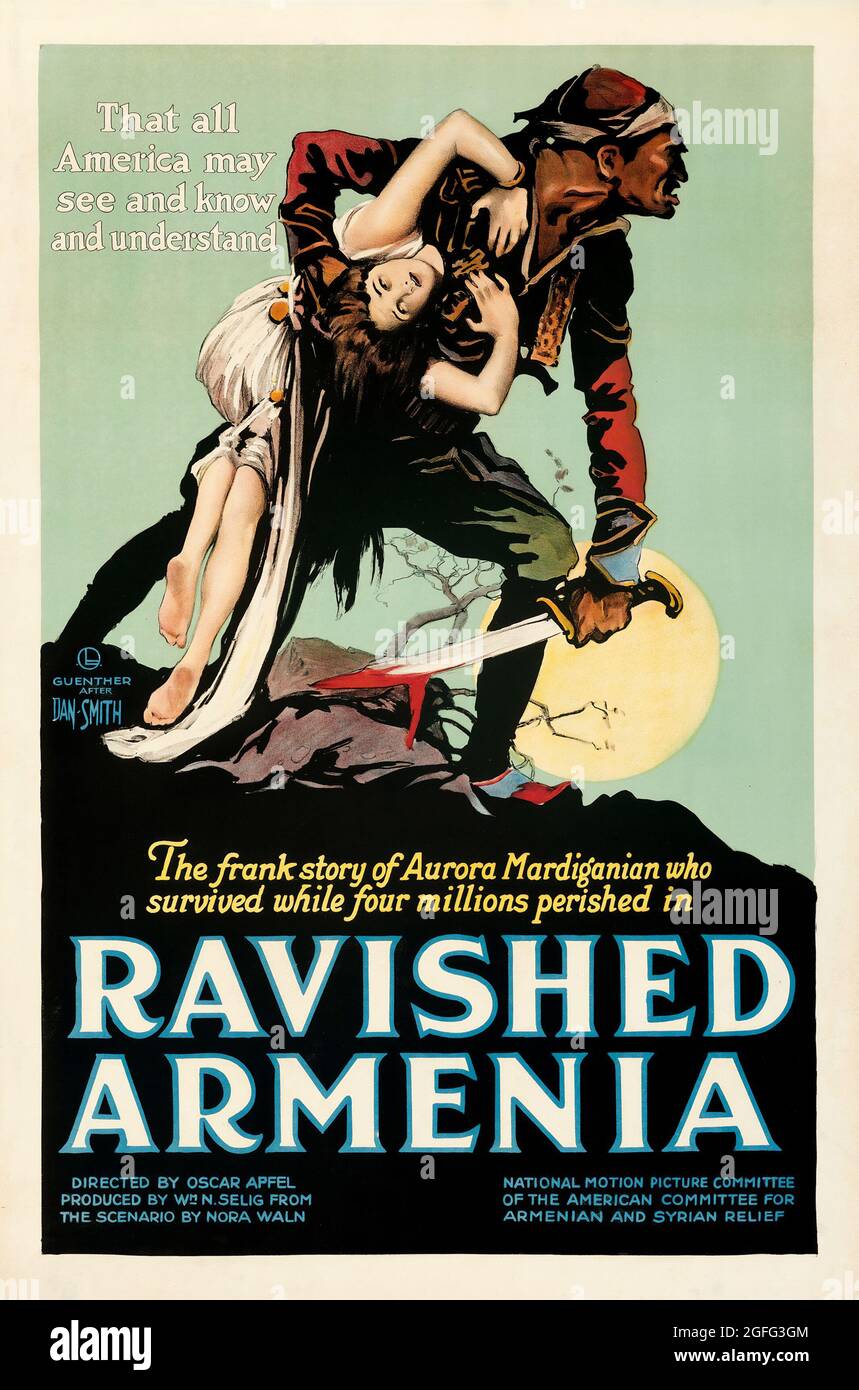 Poster del film: Ravished Armenia, noto anche come asta delle anime, è un  film muto americano del 1919 basato sul libro autobiografico ravished  Armenia Foto stock - Alamy