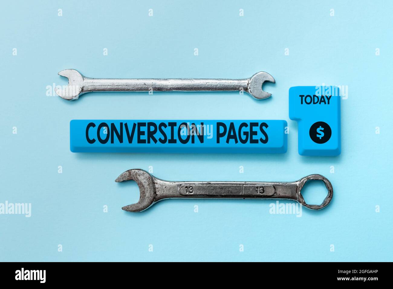 Visualizzazione concettuale pagine di conversione. Concetto significato appare in risposta a fare clic su un motore di ricerca Abstract Invio di più messaggi in linea Foto Stock