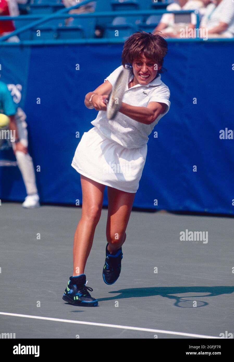 Tennista francese Catherine Mothes-Jobkel, US Open 1991 Foto Stock