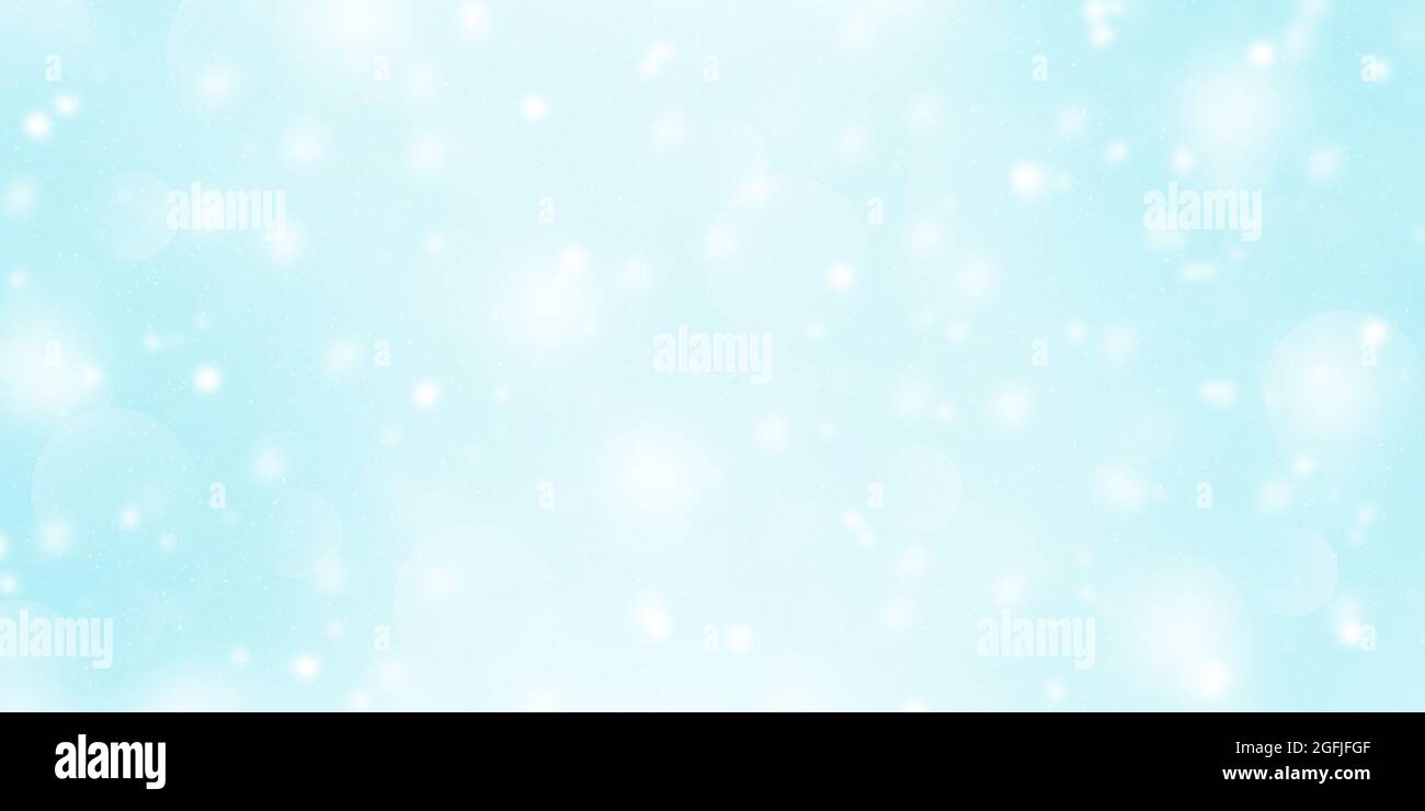 astratto sfondo di neve blu chiaro per idee invernali Foto Stock