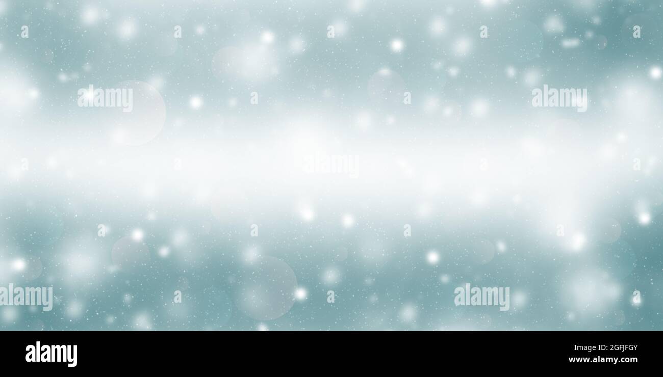 sfondo blu della neve astratto per l'inverno Foto Stock