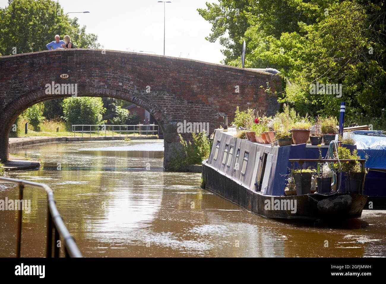 Museo Nazionale dei canali Ellesmere Port, inizio del sentiero sul lungomare Foto Stock