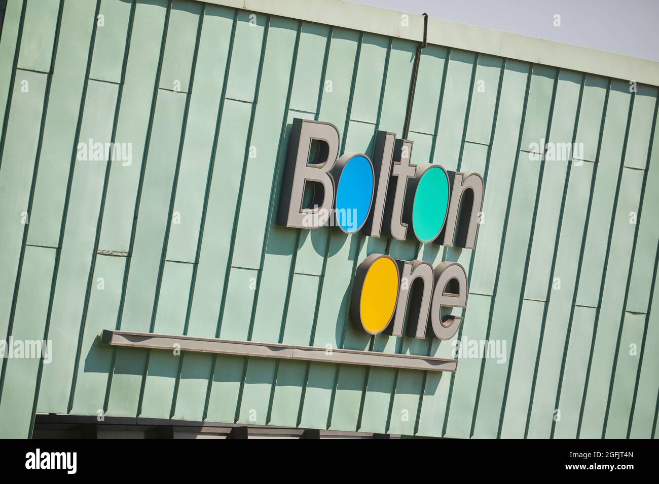 Bolton One UNIVERSITY OF Bolton, Lancashire nel centro della città Foto Stock