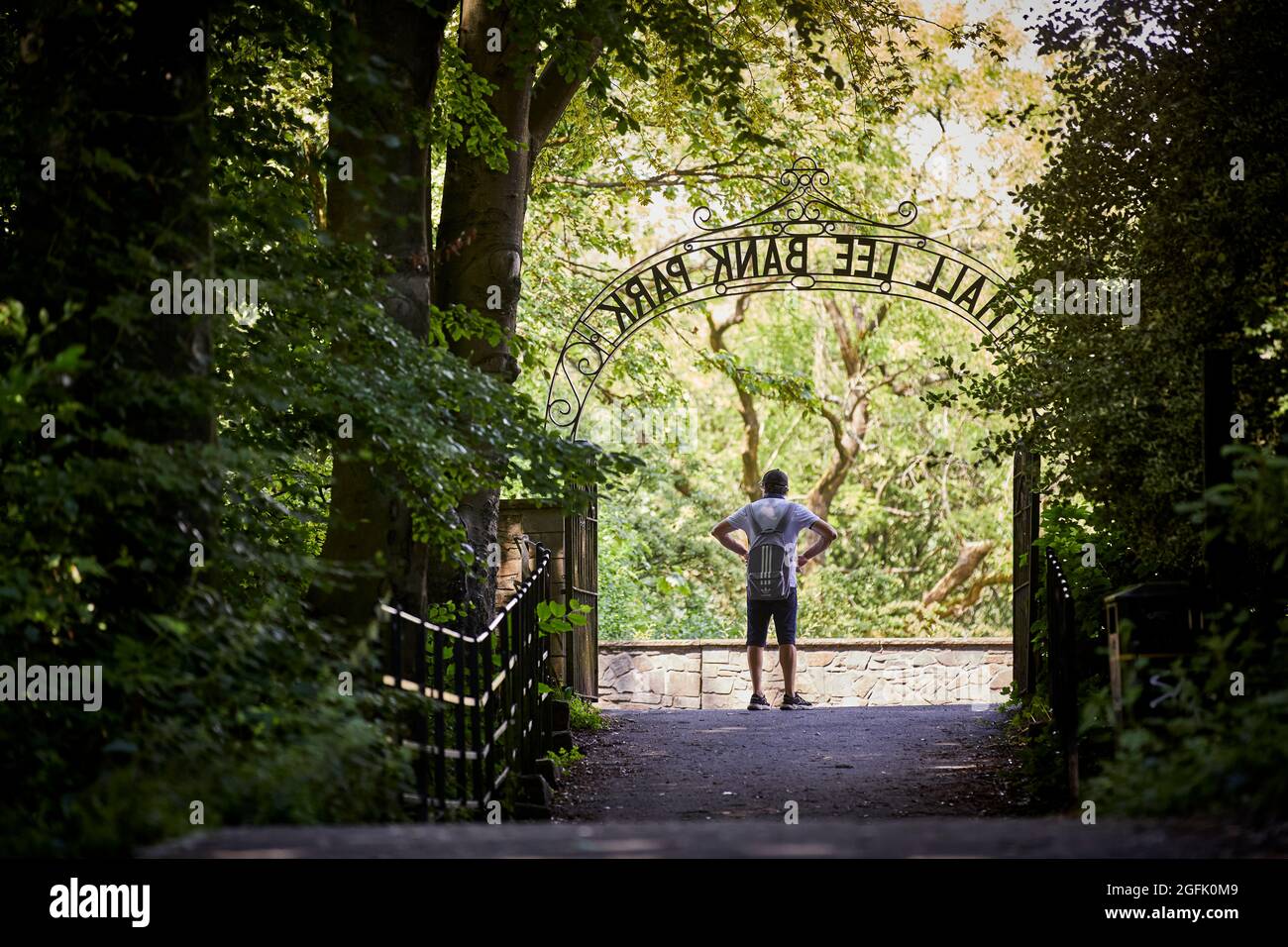 Westhoughton Hall Lee Bank Park Foto Stock