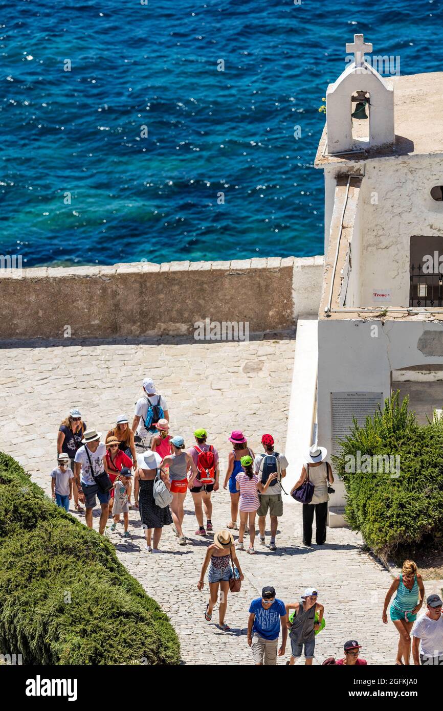 FRANCIA, CORSE DU SUD (2A) REGIONE EXTREME SUD, BONIFACIO Foto Stock