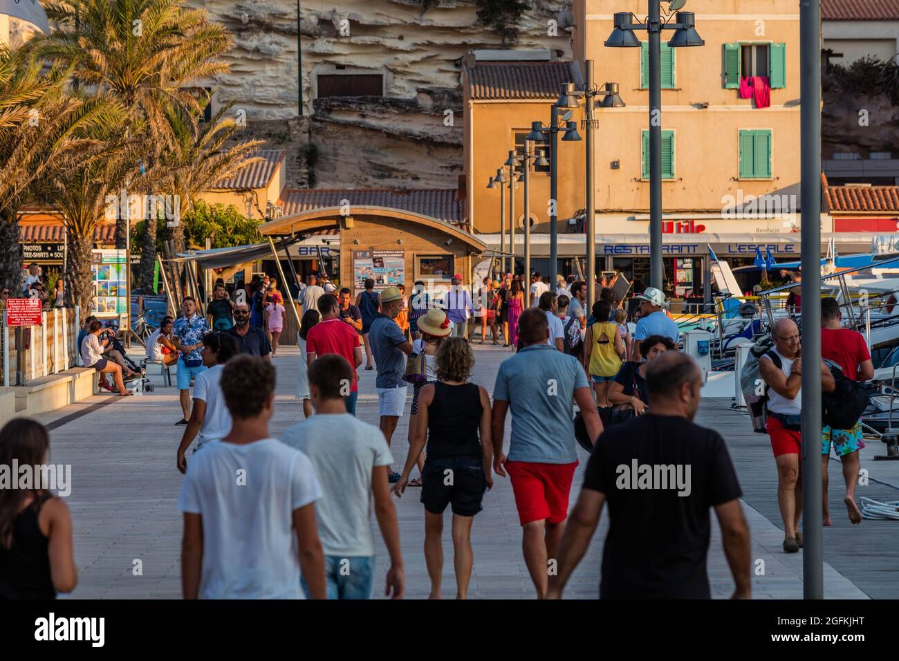 FRANCIA, CORSE DU SUD (2A) REGIONE EXTREME SUD, BONIFACIO Foto Stock