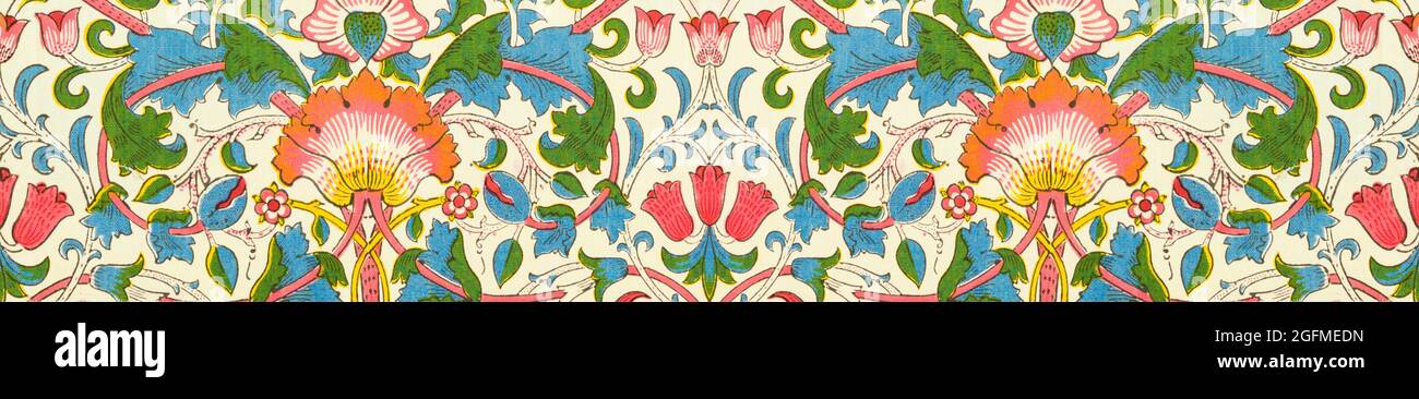 Lodden pattern (1884) di William Morris. Foto Stock